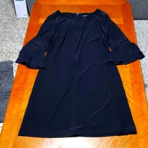 Tommy Hilfiger Black Lace Sleeve Dress